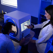 Load image into Gallery viewer, HVF-100, Automated Kinetic and Static Perimeter with Embedded PC with Mount, without Monitor, HVF-100 Huvitz Automated Perimeter Standard Goldmann White-On-White | US Ophthalmic, US Ophthalmic | Ophthalmology & Optometry Equipment for sale