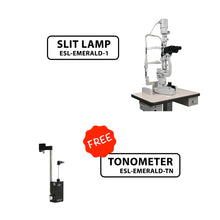 Load image into Gallery viewer, ESL-Emerald-1 2x Slit Lamp | Greenough Type Stereoscopic Microscope
