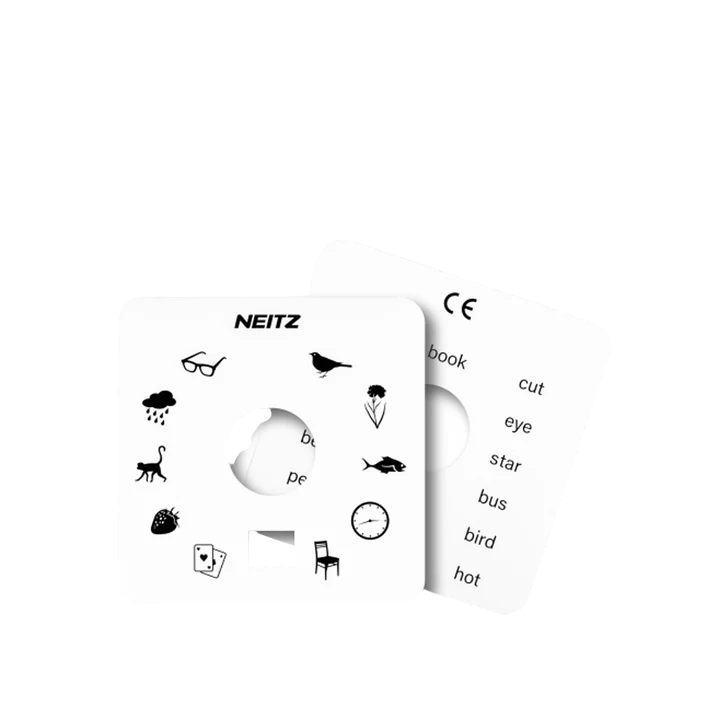 Neitz Fixation Card Set for Retinoscope