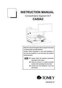 Optical Coherence Tomography (OCT) CASIA2 – manual cover