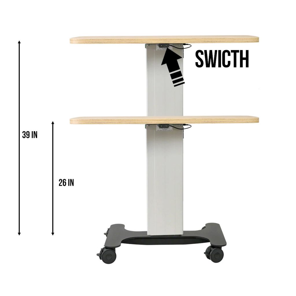 Visionare Tavola Doppia Electric Table for Two Instruments