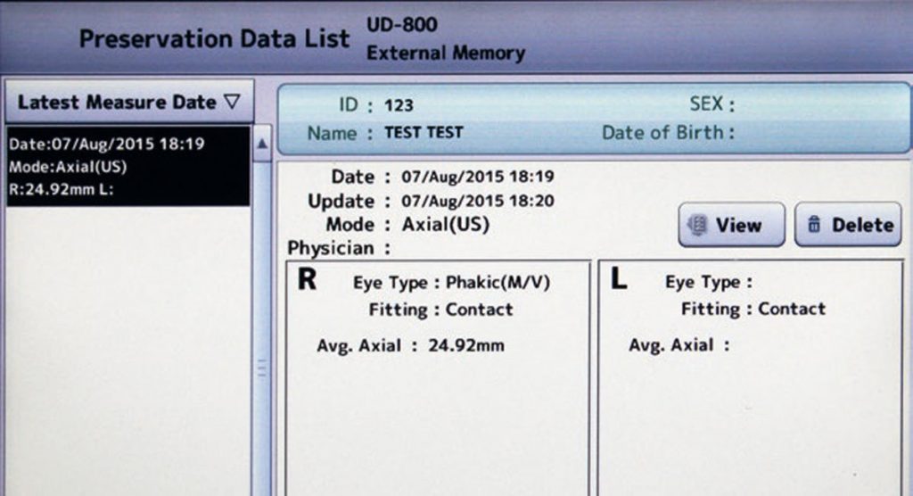 Tomey AB Ultrasound UD-800 – image 7