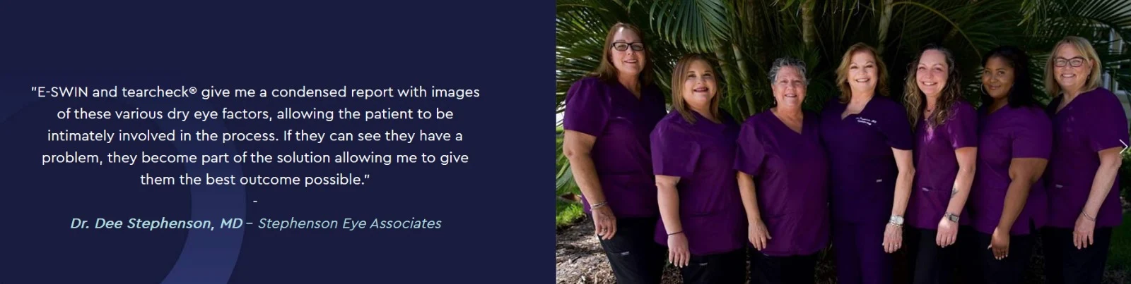 Dr. Dee Stephenson, MD – E-Eye IRPL testimonial