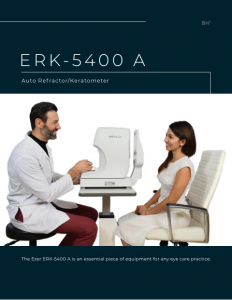 Ezer Autorefractor Keratometer ERK-5400 A – catalog cover