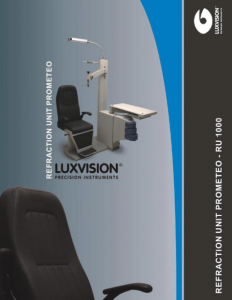 Luxvision Refraction Unit RU-1000 – catalog cover