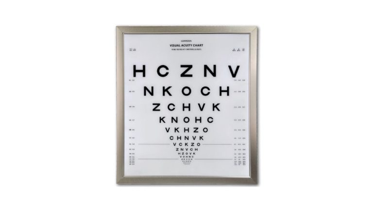 Luxvision CP-4000 LED back-lit distance visual acuity chart for a 3-meter exam lane