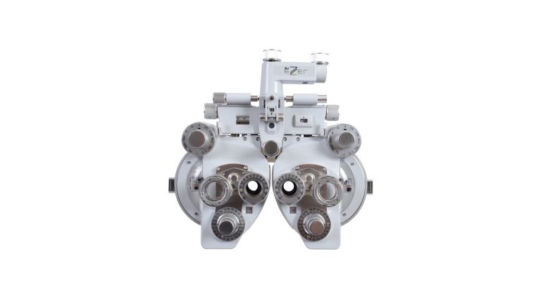 Ezer ERF-5200 manual refractor phoropter in white