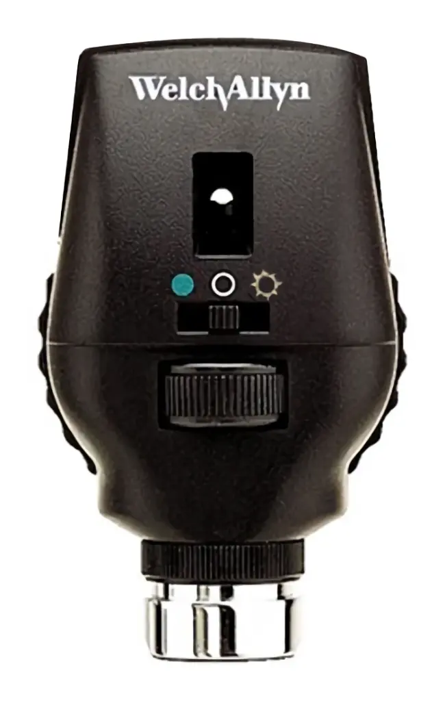 Welch Allyn WA-11710 3.5V ophthalmoscope head, front view