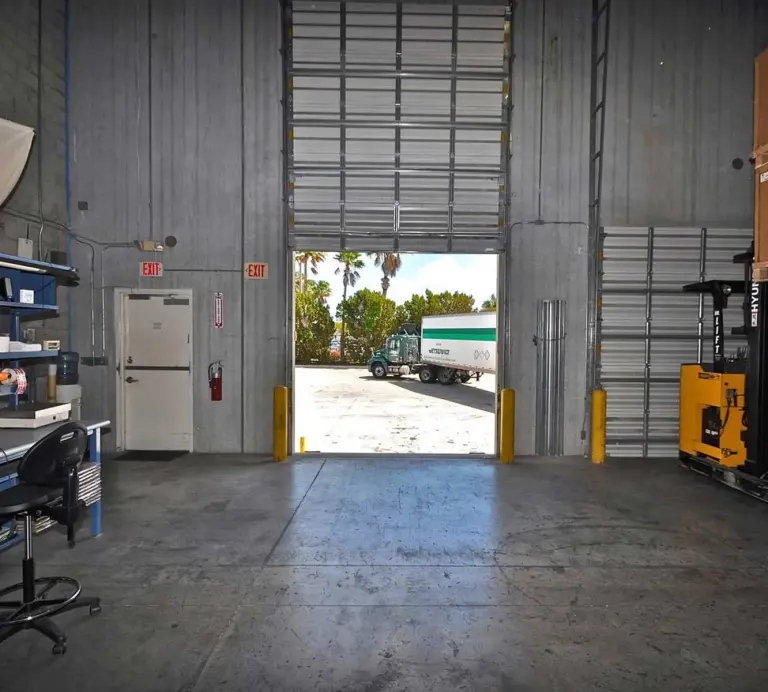 Warehouse floor and loading dock